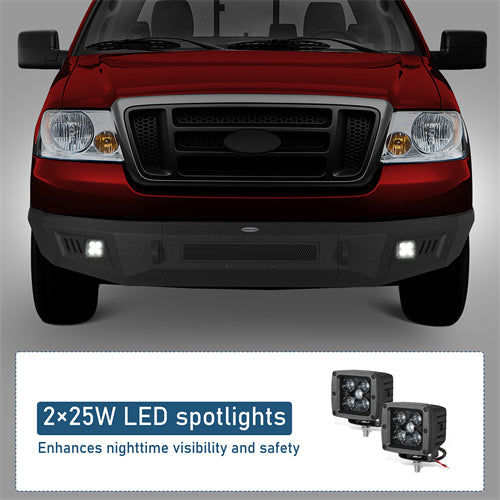 Guardian Ⅱ Front Bumper For 2004-2008 Ford F-150 - Landshaker4x4