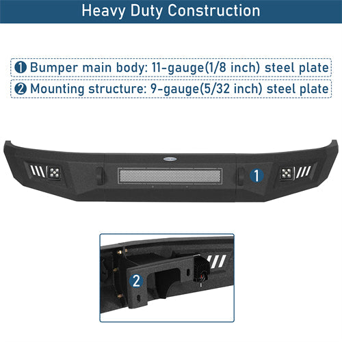 Guardian Ⅱ Front Bumper For 2004-2008 Ford F-150 - Landshaker4x4