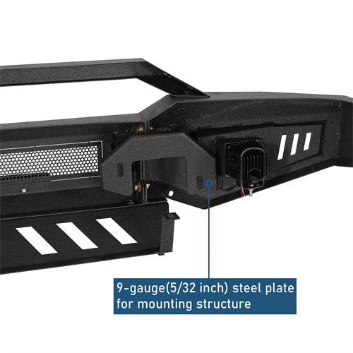 Front Bumper w/ LED Spotlights Included For 1998-2011 Ford Ranger - landshaker
