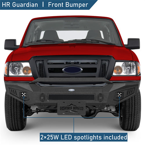 Front Bumper w/ LED Spotlights Included For 1998-2011 Ford Ranger - landshaker