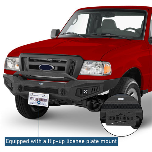 Front Bumper w/ LED Spotlights Included For 1998-2011 Ford Ranger - landshaker