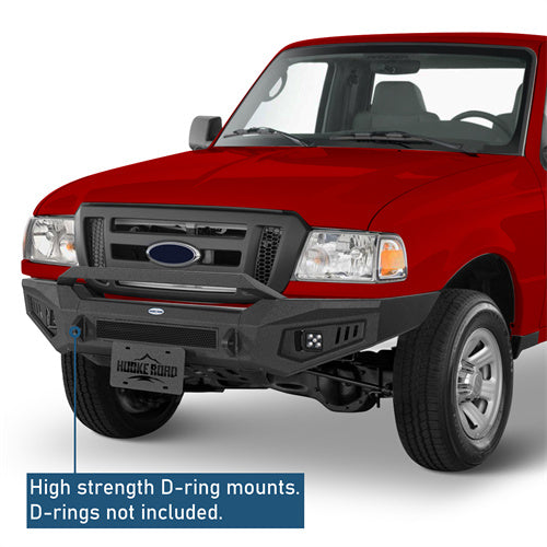 Front Bumper w/ LED Spotlights Included For 1998-2011 Ford Ranger - landshaker