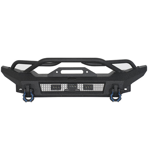 Horn Front Bumper For 2018-2025 Jeep Wrangler JL / Gladiator JT - Landshaker4x4