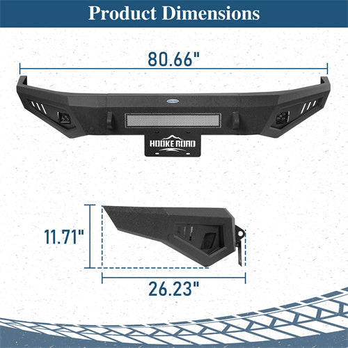 Off-road Front Bumper For 2017-2024 Nissan Titan (Excluding Titan XD) - Landshaker4x4
