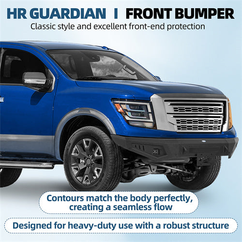 Off-road Front Bumper For 2017-2024 Nissan Titan (Excluding Titan XD) - Landshaker4x4