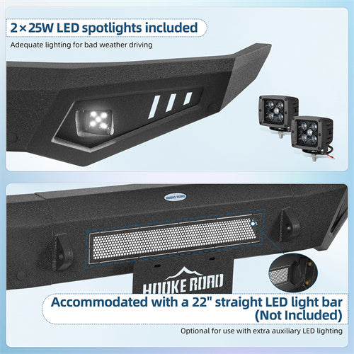 Off-road Front Bumper For 2017-2024 Nissan Titan (Excluding Titan XD) - Landshaker4x4