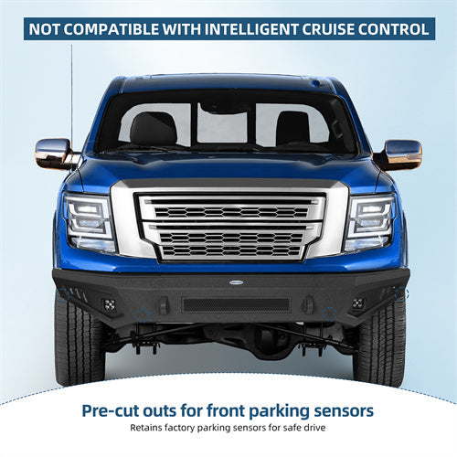 Off-road Front Bumper For 2017-2024 Nissan Titan (Excluding Titan XD) - Landshaker4x4