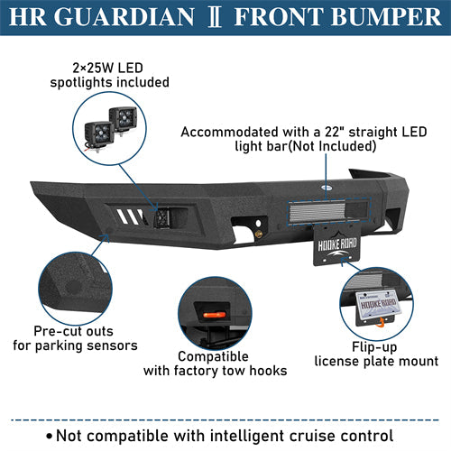 Front Bumper For 2017-2024 Nissan Titan 17-24(Excluding Titan XD) - Landshaker4x4