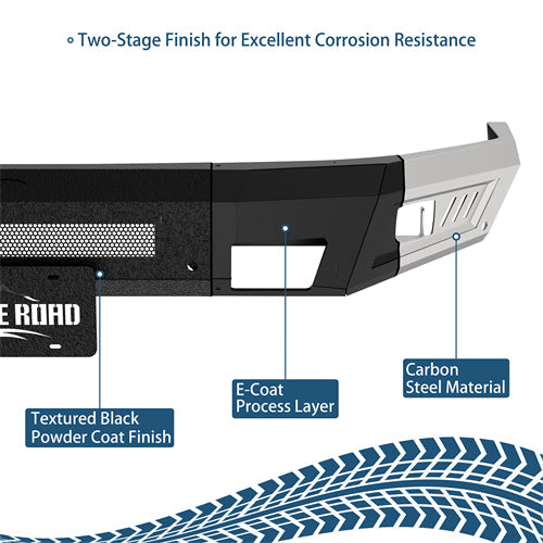 Front Bumper For 2017-2024 Nissan Titan 17-24(Excluding Titan XD) - Landshaker4x4