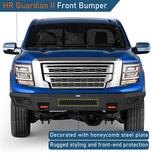 Front Bumper For 2017-2024 Nissan Titan 17-24(Excluding Titan XD) - Landshaker4x4