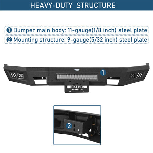 Front Bumper For 2017-2024 Nissan Titan 17-24(Excluding Titan XD) - Landshaker4x4