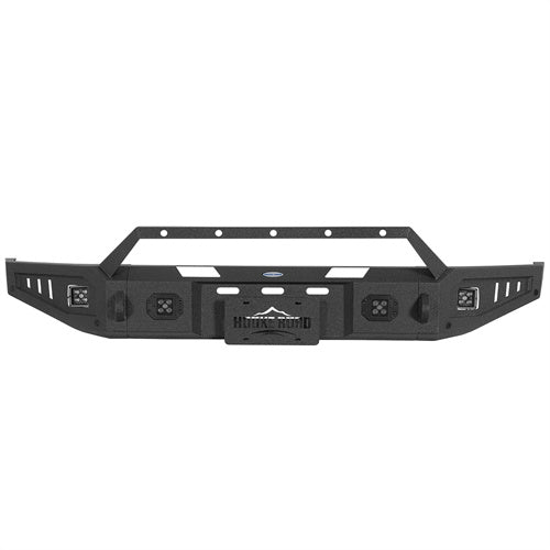 Road Trip Front Bumper w/ Winch Plate For 2017-2024 Nissan Titan (Excluding Titan XD) - Landshaker4x4