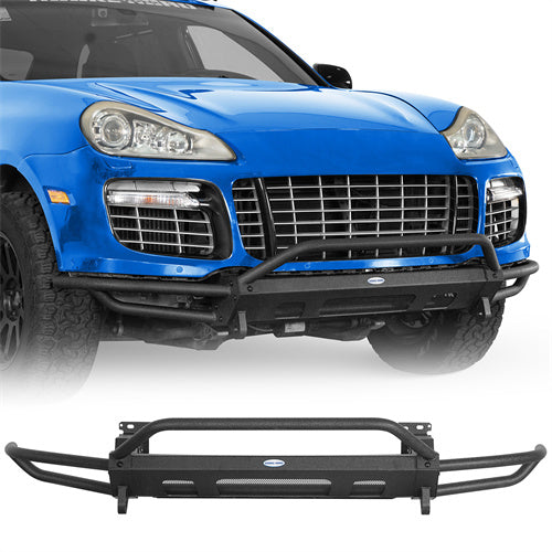 Bison Series Tube Front Bumper For 2008-2010 Porsche Cayenne 957 - Langshaker4x4