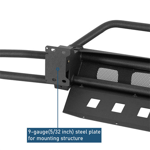 Bison Series Tube Front Bumper For 2008-2010 Porsche Cayenne 957 - Langshaker4x4