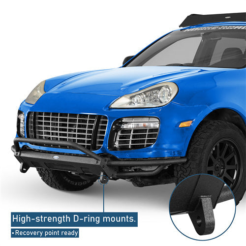 Bison Series Tube Front Bumper For 2008-2010 Porsche Cayenne 957 - Langshaker4x4