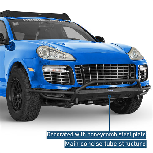 Bison Series Tube Front Bumper For 2008-2010 Porsche Cayenne 957 - Langshaker4x4