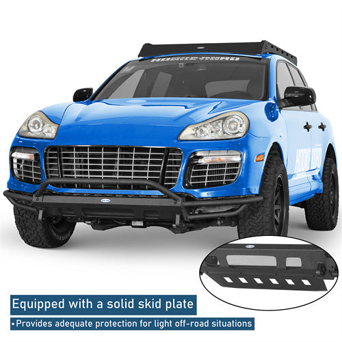 Bison Series Tube Front Bumper For 2008-2010 Porsche Cayenne 957 - Langshaker4x4