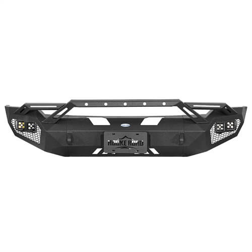 Earthshaker Series Front Bumper w/ Winch Plate & LED Lights For 2006-2008 Ram 1500 - LandShaker