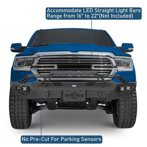 Off-Road Front Bumper For 2019-2024 Ram 1500(Excluding EcoDiesel, Rebel & TRX, Classic Models) - LandShaker
