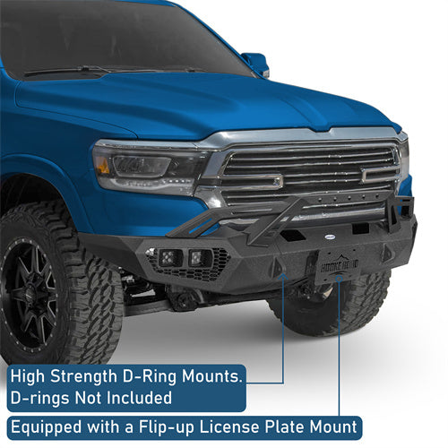 Off-Road Front Bumper For 2019-2024 Ram 1500(Excluding EcoDiesel, Rebel & TRX, Classic Models) - LandShaker