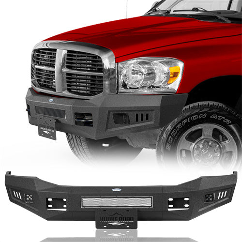 Road Trip Guardian Ⅱ Front Bumper For 2006-2009 Ram 2500 3500 - Landshaker4x4