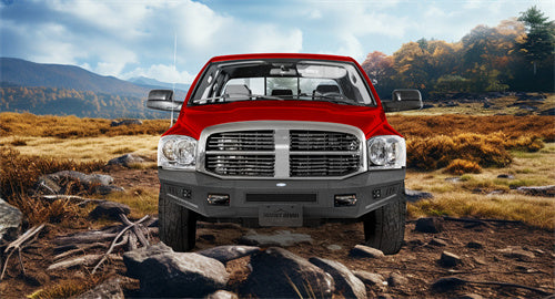 Road Trip Guardian Ⅱ Front Bumper For 2006-2009 Ram 2500 3500 - Landshaker4x4