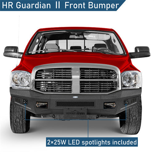 Road Trip Guardian Ⅱ Front Bumper For 2006-2009 Ram 2500 3500 - Landshaker4x4
