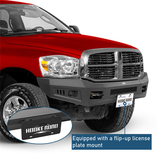 Road Trip Guardian Ⅱ Front Bumper For 2006-2009 Ram 2500 3500 - Landshaker4x4