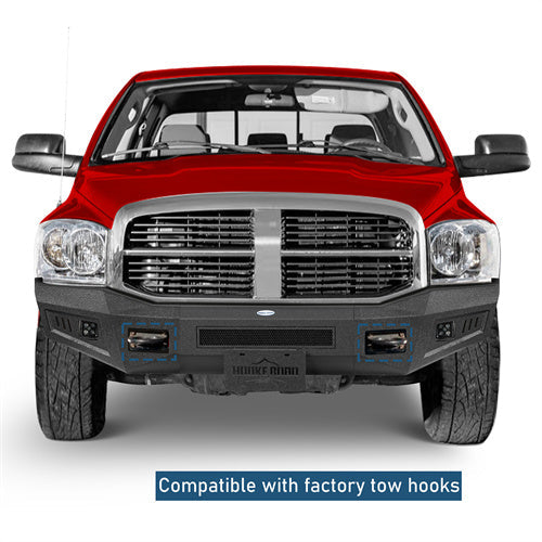 Road Trip Guardian Ⅱ Front Bumper For 2006-2009 Ram 2500 3500 - Landshaker4x4