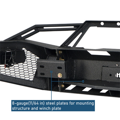 Aftermarket Earthshaker Series Front Bumper w/ LED Lights For 2006-2009 Ram 2500 3500 - LandShaker4x4