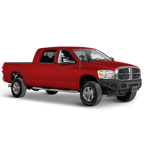 Front Bumper w/ LED spotlights For 2006-2009 Ram 2500/3500 - Landshaker4x4