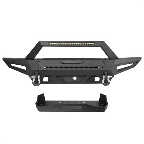 Off-Road Front Bumper w/ LED Spotlight For 2021-2025 Ford Bronco (Excluding Raptor) - LandShaker4x4