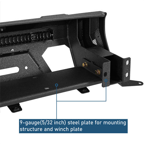 Aftermarket Blink Stubby Front Bumper For 2014-2024 Toyota 4Runner(Excluding Limited & Nightshade) - LandShaker4x4