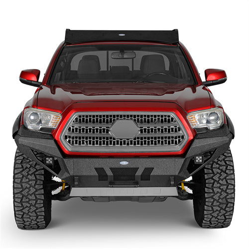 Front Bumper w/ LED Lights For 2016-2023 Toyota Tacoma 3rd Gen - LandShaker4x4
