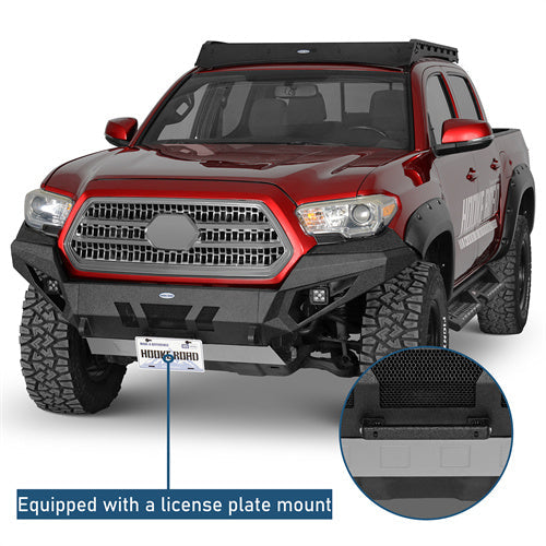Front Bumper w/ LED Lights For 2016-2023 Toyota Tacoma 3rd Gen - LandShaker4x4