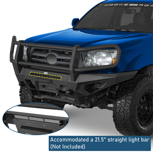 Front Bumper w/ Grille Guard For 2005-2011 Toyota Tacoma - Landshaker4x4