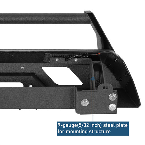 Front Bumper w/ LED Spotlights For 2016-2023 Toyota Tacoma - Landshaker4x4