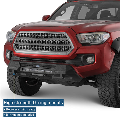 Blink Stubby Front Bumper For 2016-2023 Toyota Tacoma - Landshaker4x4