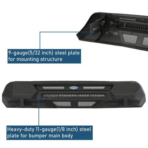Blink Stubby Front Bumper For 2016-2023 Toyota Tacoma - Landshaker4x4