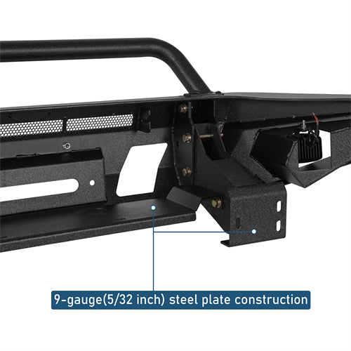 Front Bumper w/ LED Spotlights For 2016-2023 Toyota Tacoma - Landshaker4x4