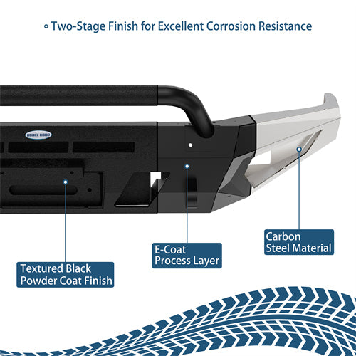 Front Bumper w/ LED Spotlights For 2016-2023 Toyota Tacoma - Landshaker4x4