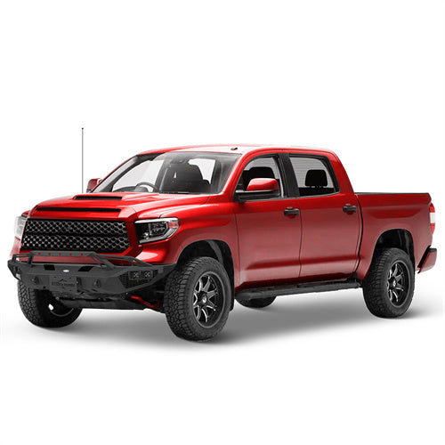 Off-Road Front Bumper w/ LED Lights For 2014-2021 Toyota Tundra - Landshaker4x4