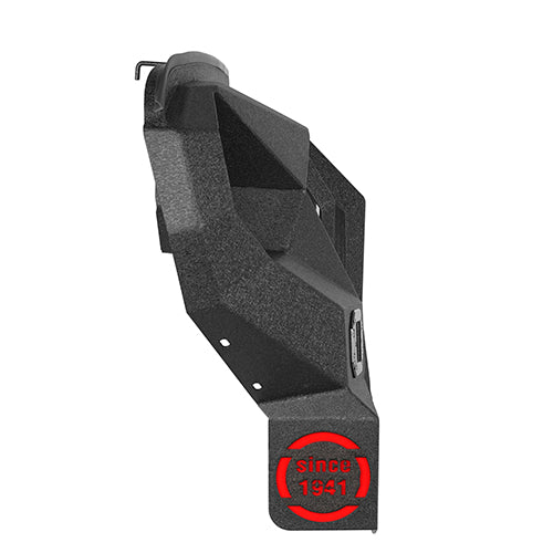 Front Bumper & Rear Bumper w/2 Inch Hitch Receiver(07-18 Jeep Wrangler JK)-LandShaker