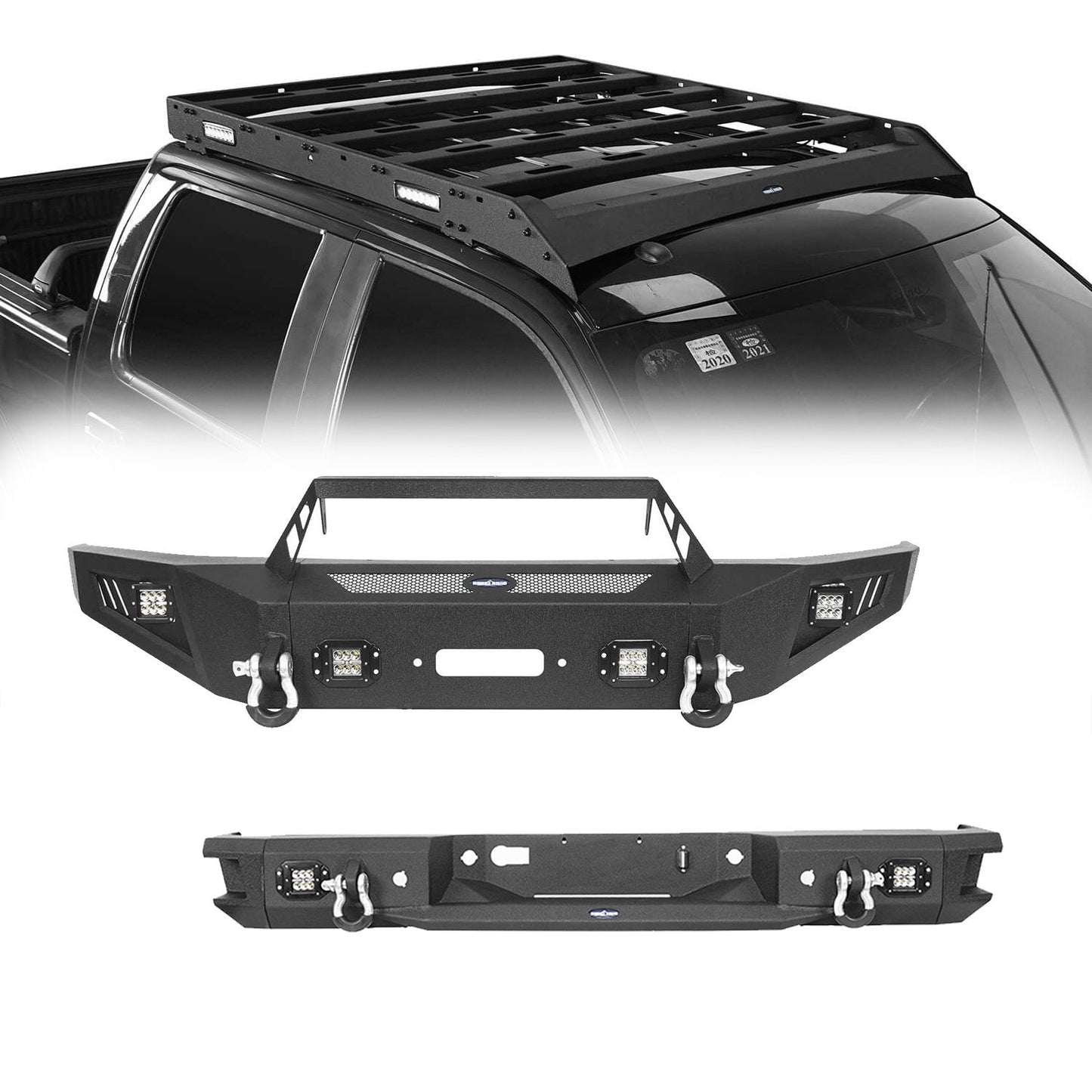 Front Bumper / Rear Bumper / Roof Rack(09-14 F-150 SuperCrew,Excluding Raptor)-LandShaker
