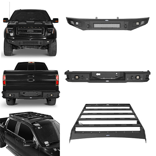 Front Bumper / Rear Bumper / Luggage Carrier(09-14 F-150 SuperCrew,Excluding Raptor)-LandShaker