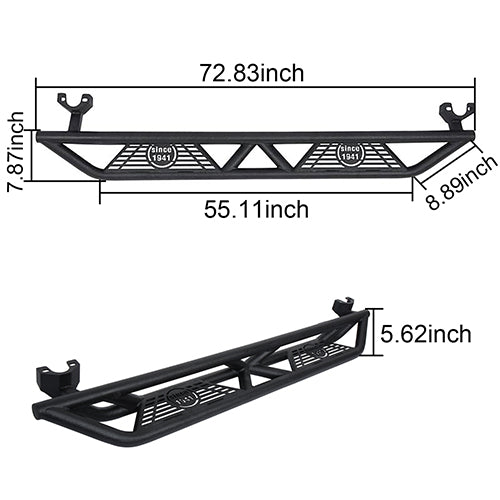 Front Bumper / Rear Bumper / Side Steps(07-18 Jeep Wrangler JK)-LandShaker