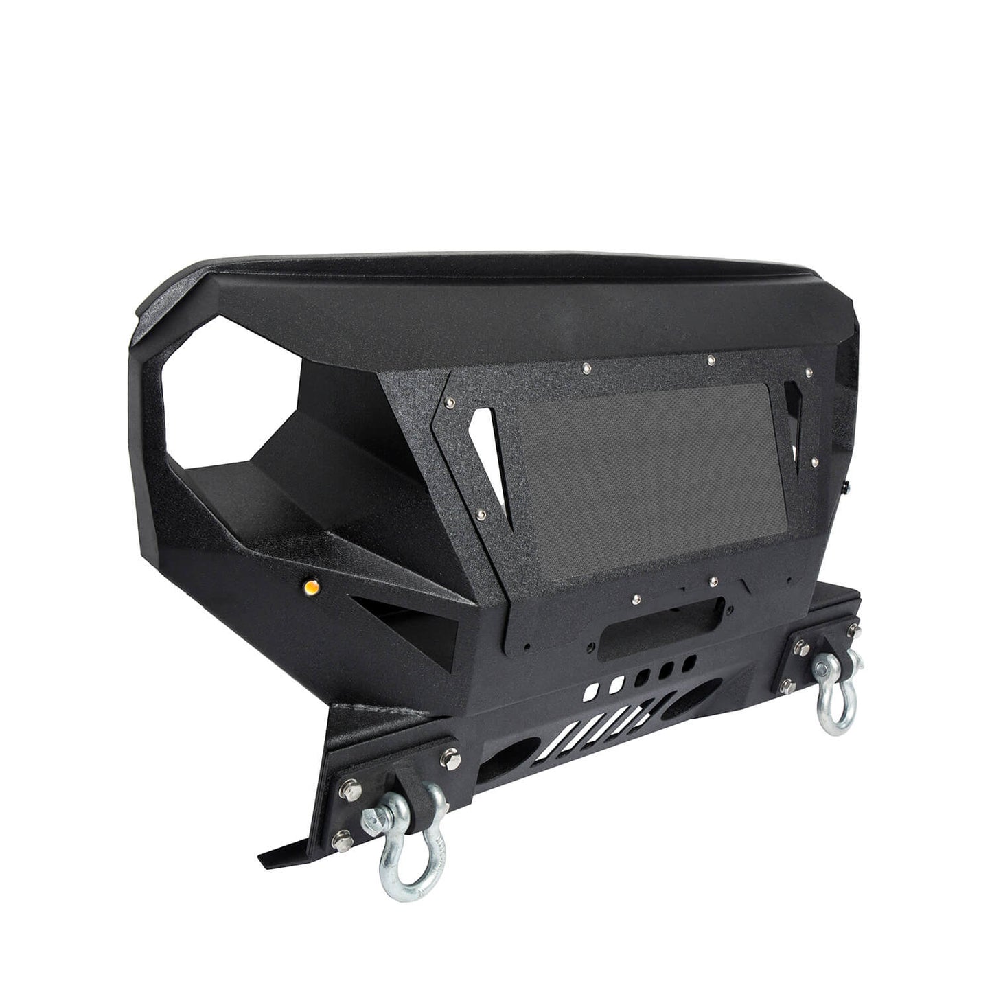 Mad Max Front Bumper w/Grill Guard & Winch Plate(07-18 Jeep Wrangler JK)-LandShaker