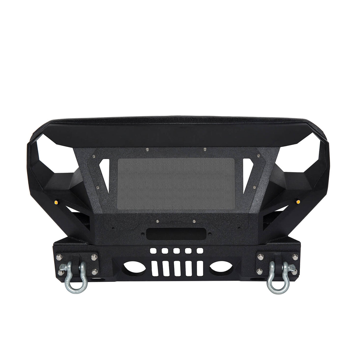 Mad Max Front Bumper w/Grill Guard & Winch Plate(07-18 Jeep Wrangler JK)-LandShaker