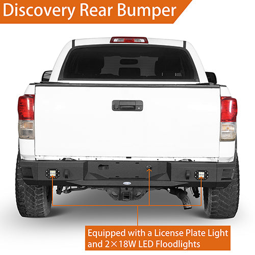 Front Bumper w/Hoop & Rear Bumper(07-13 Toyota Tundra)-LandShaker