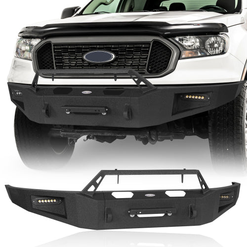 Front Bumper w/ Winch Plate (19-23 Ford Ranger) - LandShaker